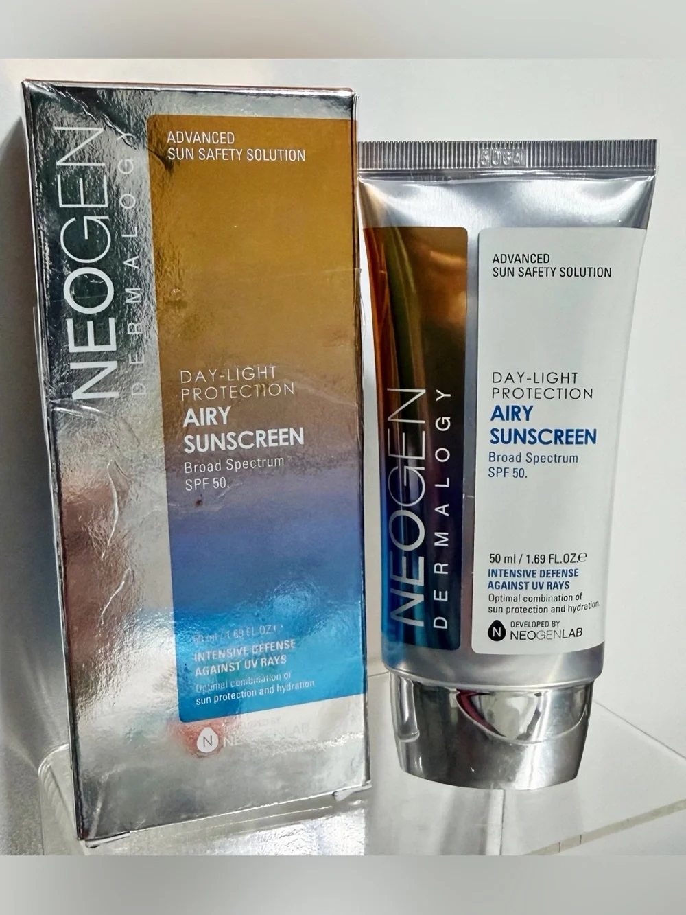 NEOGEN Dermalogy Day-Light Protection Airy Sunscreen SPF 50 1.69 oz ~ New in Box